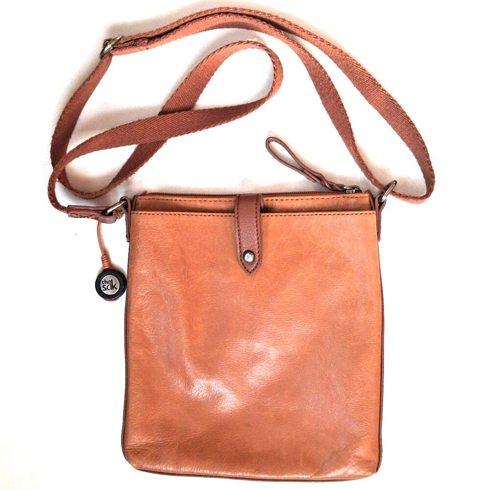 The Sak Vintage Patchwork Leather Crossbody Bag Multi Color Boho Hipster Hippie - Picture 2 of 12